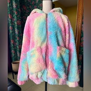 Dolls Kill Sugar Thrillz Angel For Hire Teddy Jacket